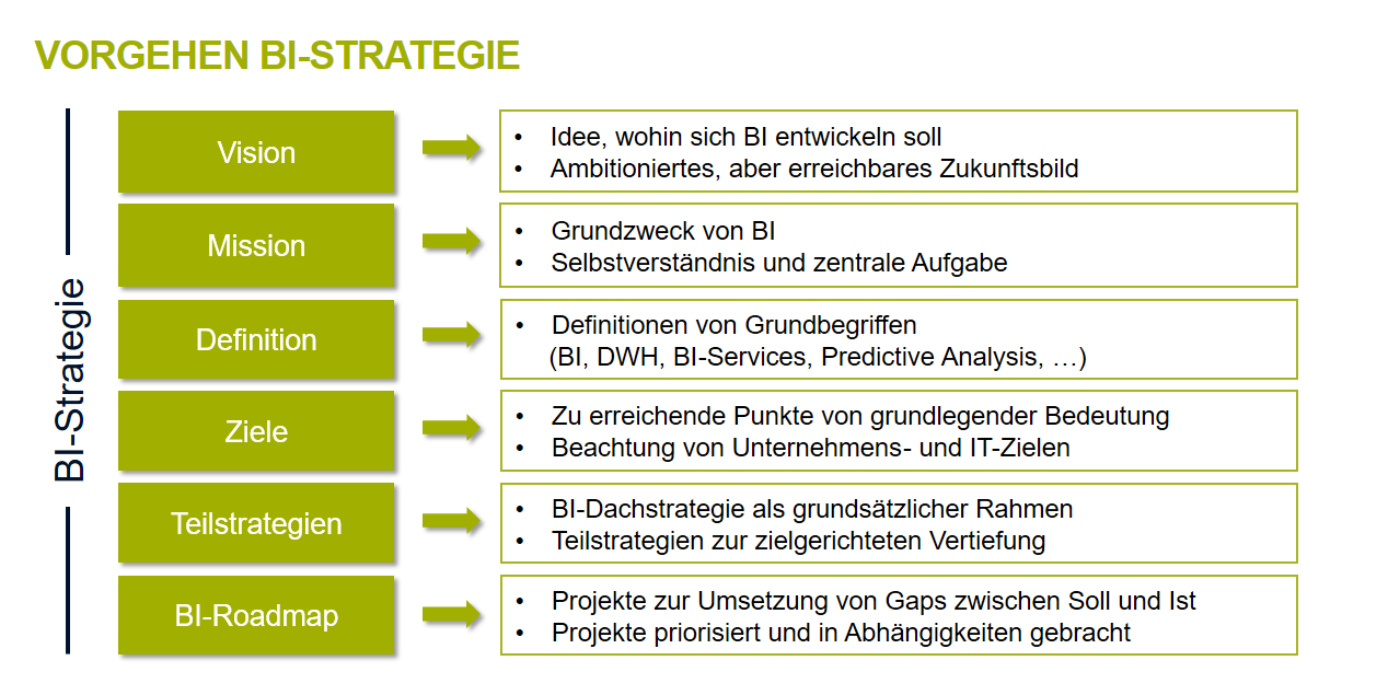 Vorgehen BI-Strategie